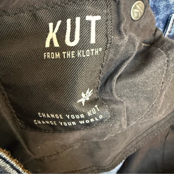 Kut from the Kloth | Diana Skinny Blue Ankle Mid-Rise | Sz 12 - Picture 7 of 9